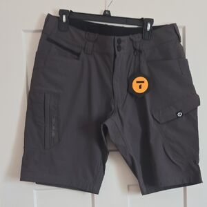 Truewerk Mens Deep Grey Work Shorts